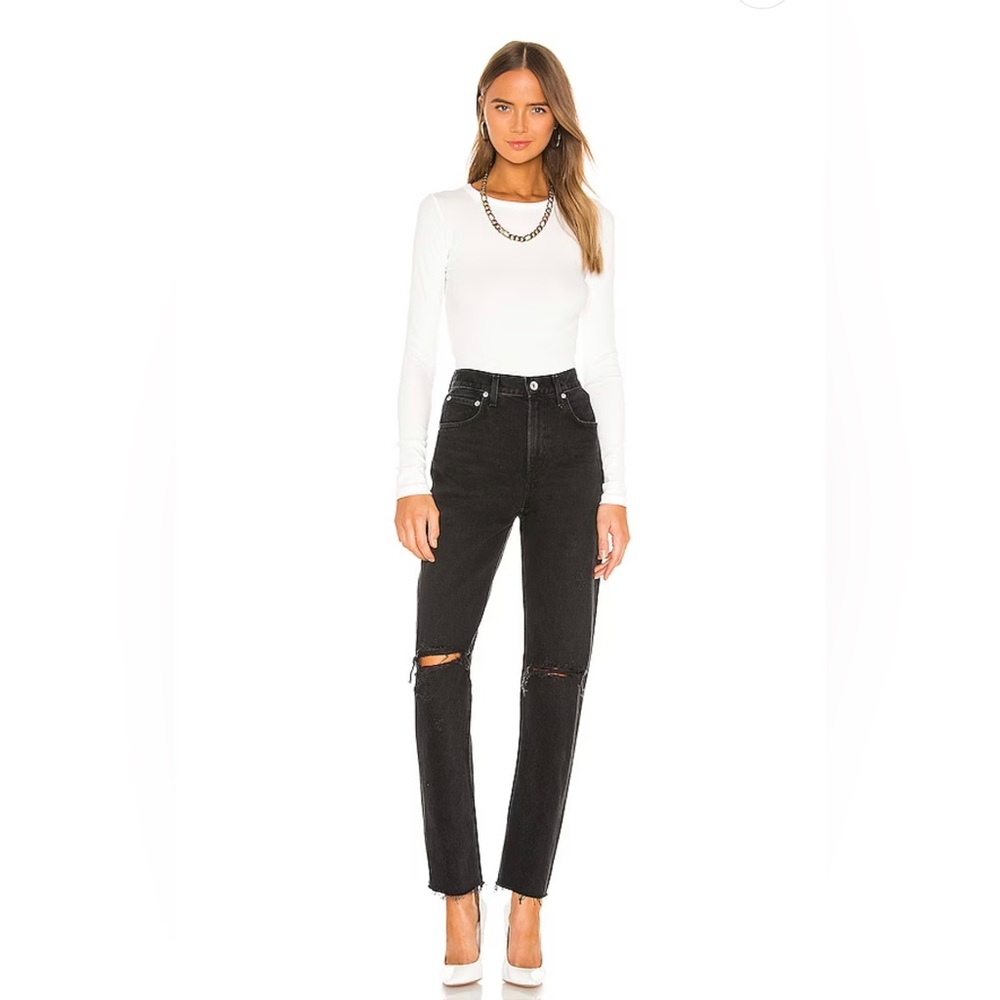 Agolde Cherie Jeans High Rise Straight in Distortion Size 26